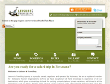 Tablet Screenshot of leisureandtravelling.com